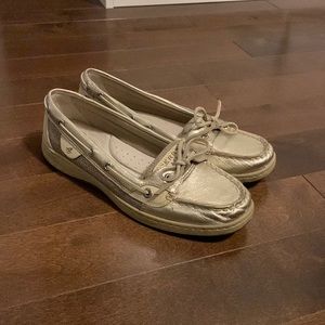Sperry Top-sider gold Angelfish boat shoes